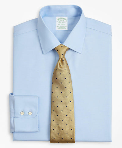Stretch Milano Slim-Fit Dress Shirt, Non-Iron Twill Ainsley Collar - Brooks Brothers Canada