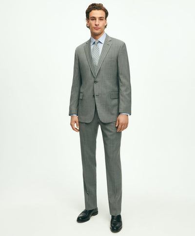 Regent Fit Wool Pinstripe 1818 Suit - Brooks Brothers Canada