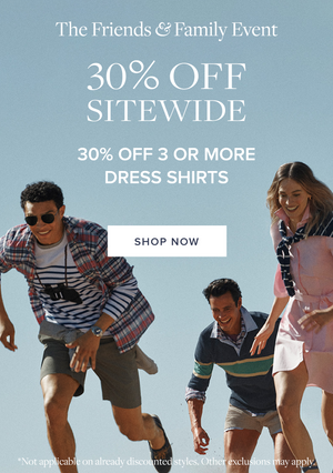 Brooks Brothers F&F 25% off – The Clearance Section