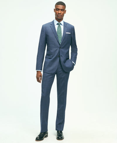 Milano Slim-Fit Check 1818 Suit - Brooks Brothers Canada