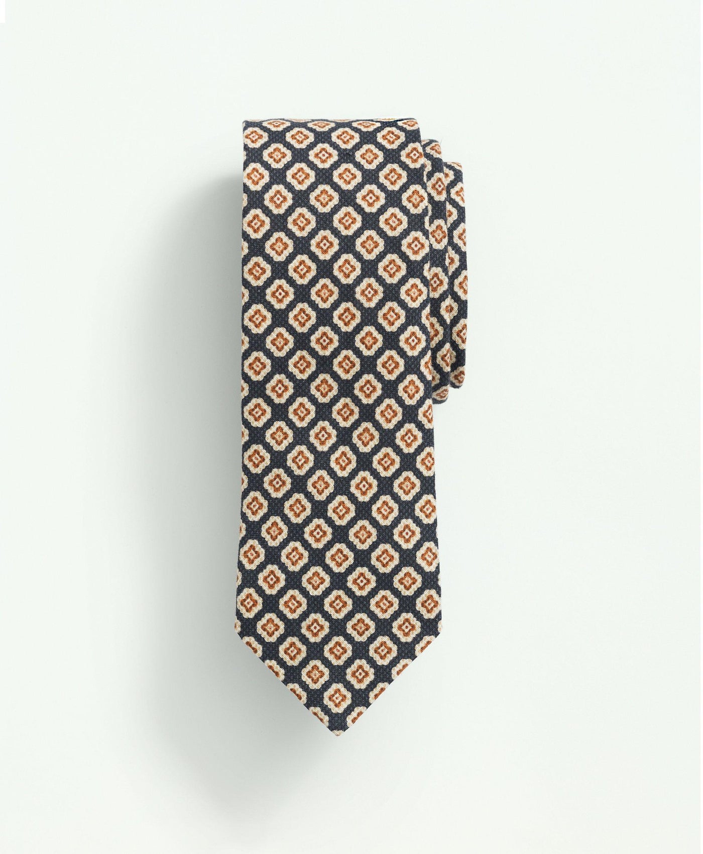 Linen Jacquard Geo Pattern Tie