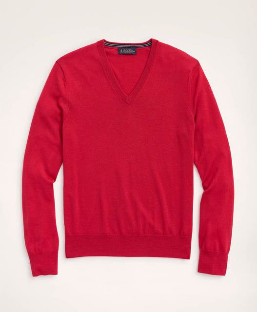 Merino V-Neck Sweater - Brooks Brothers Canada