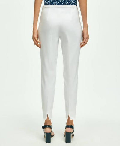 Side-Zip Stretch Cotton Pant - Brooks Brothers Canada