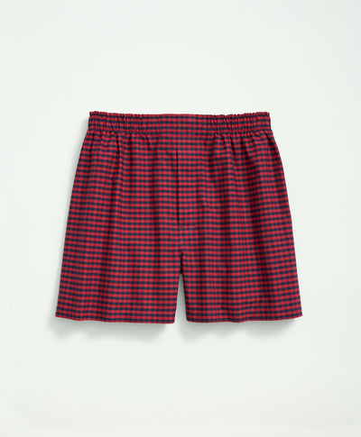 Cotton Oxford Gingham Boxers - Brooks Brothers Canada