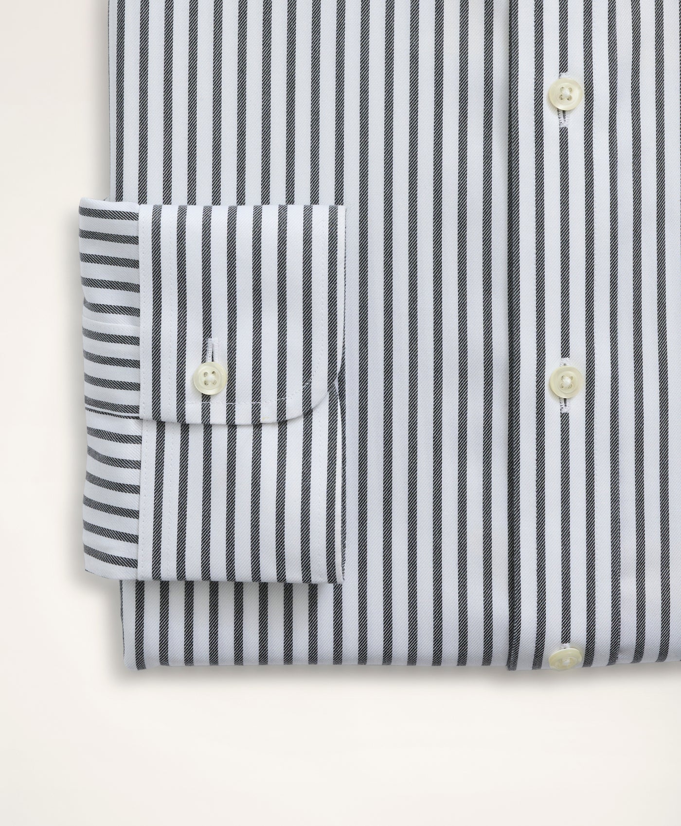 Stretch Milano Slim-Fit Dress Shirt, Non-Iron Twill Stripe  Ainsley Collar