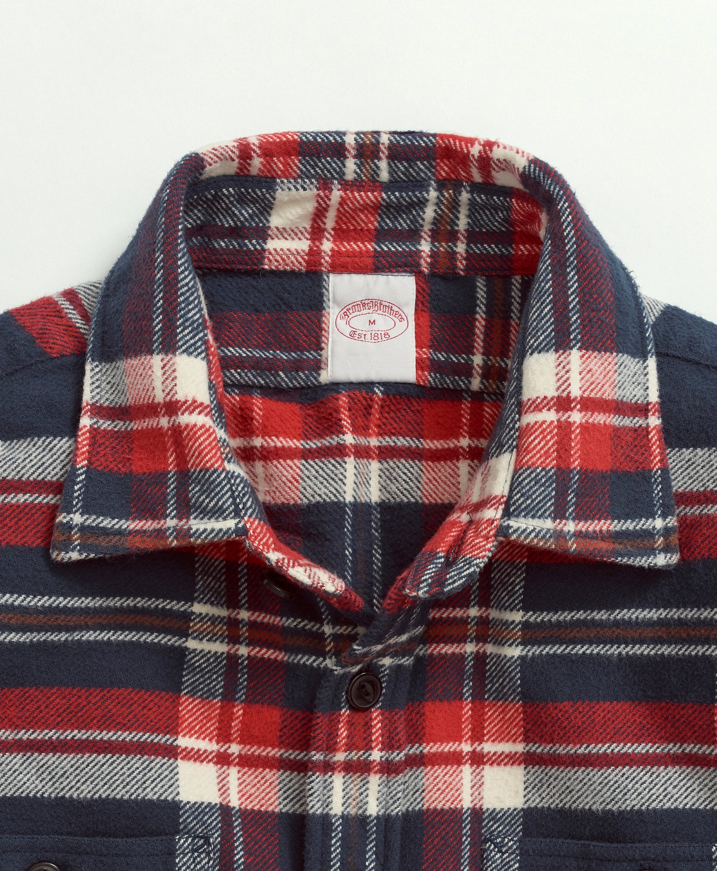 Flannel Shirt Jacket - Brooks Brothers Canada