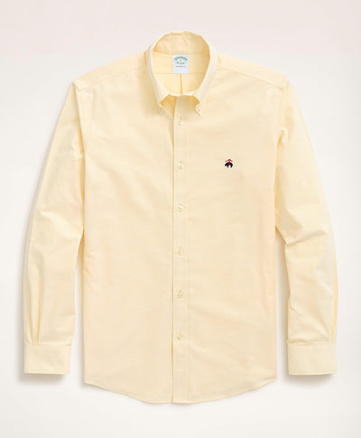 Stretch Milano Slim-Fit Sport Shirt, Non-Iron Oxford Button Down Collar - Brooks Brothers Canada