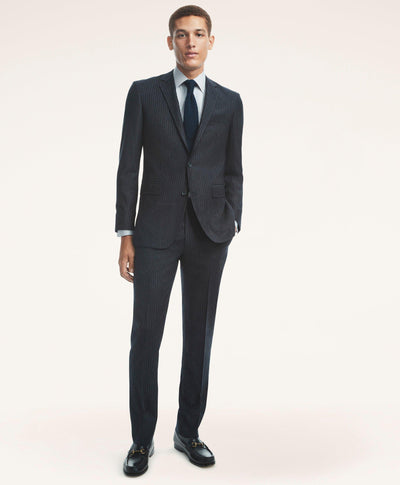 Milano Fit Wool Pinstripe 1818 Suit - Brooks Brothers Canada