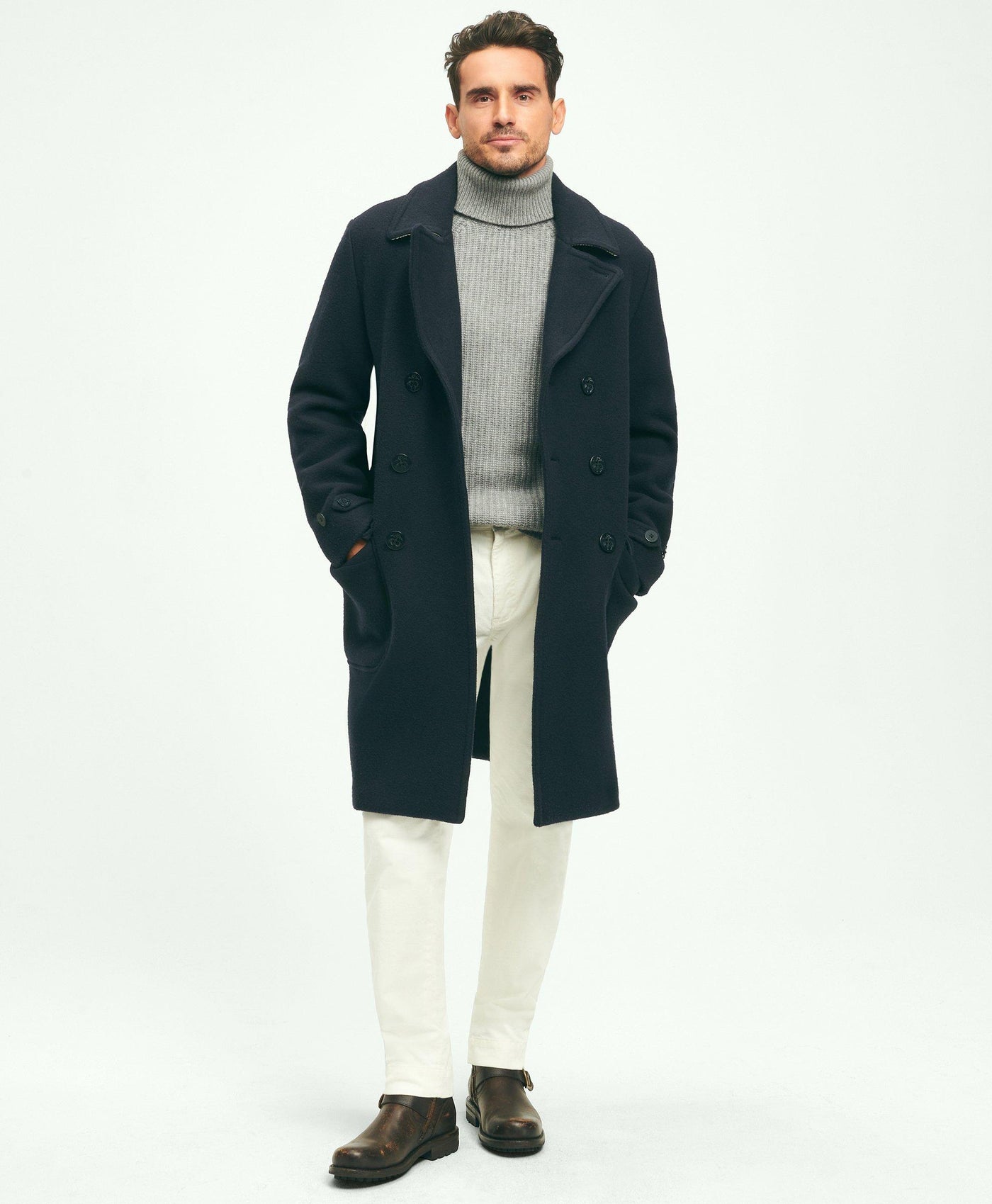 Double Faced Wool Top Coat – Brooks Brothers Canada