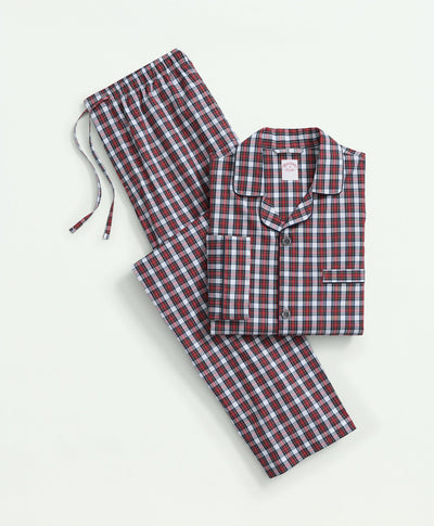 Cotton Broadcloth Tartan Pajamas - Brooks Brothers Canada