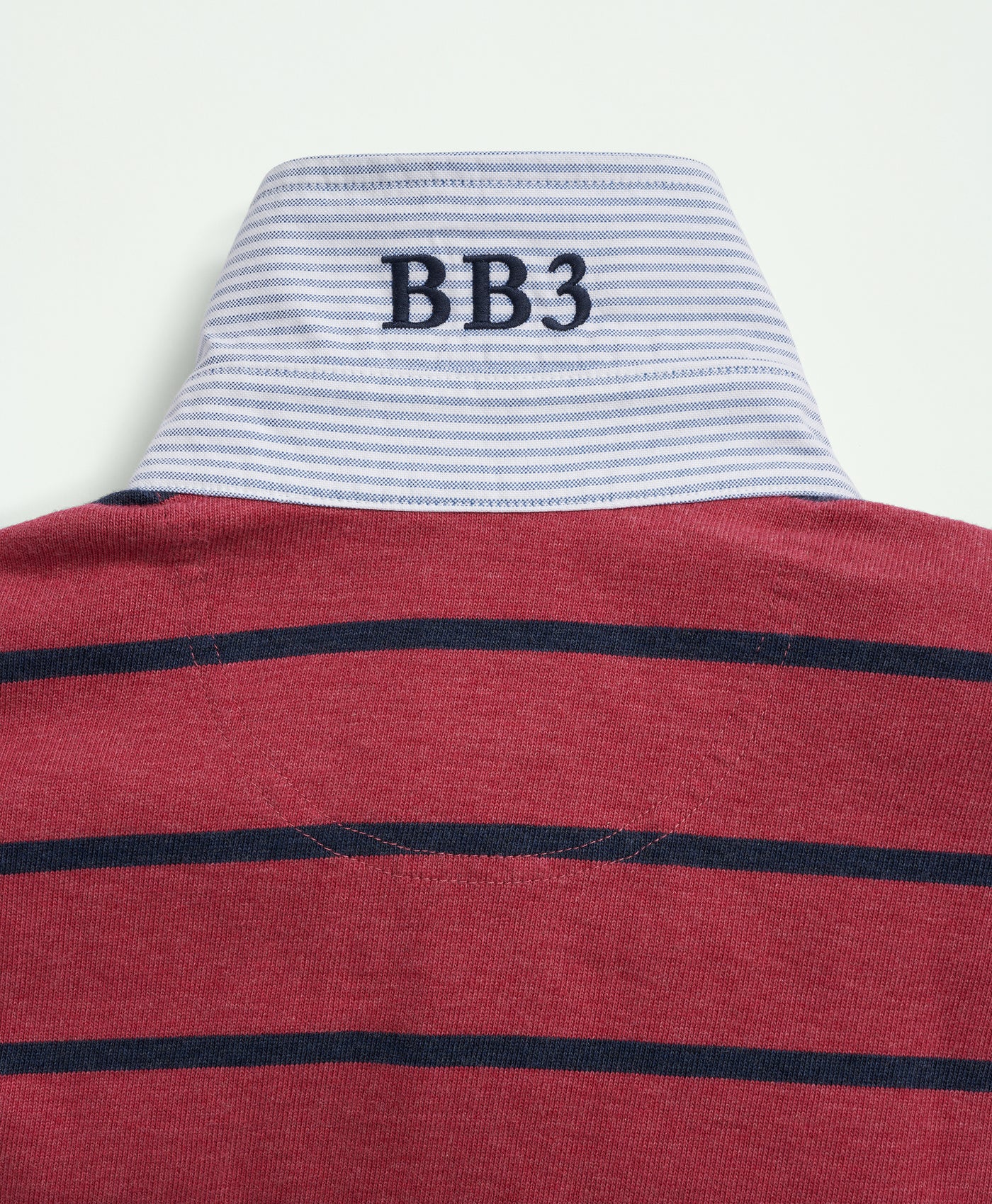 Cotton BB#3 Stripe Rugby Shirt