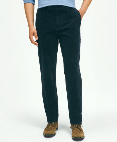 Slim Fit Cotton Wide-Wale Corduroy Pants - Brooks Brothers Canada