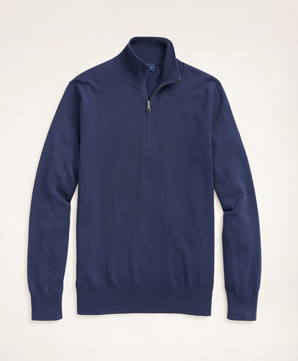 Supima Cotton Half-Zip Sweater - Brooks Brothers Canada