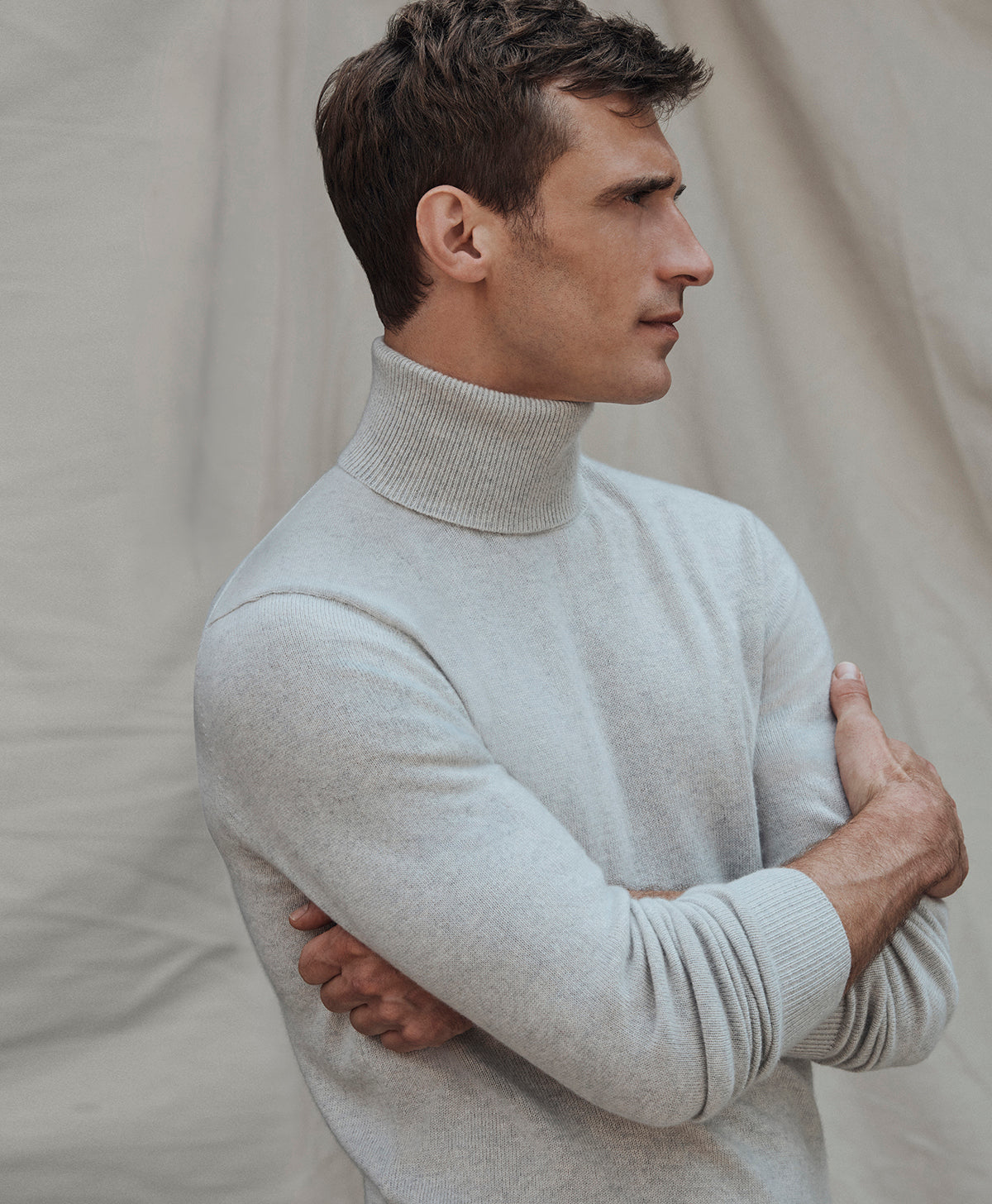 3-Ply Cashmere Turtleneck Sweater - Brooks Brothers Canada