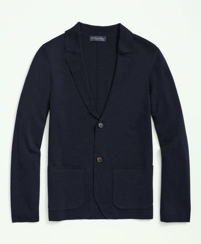 Fine Merino Wool Sweater Blazer - Brooks Brothers Canada