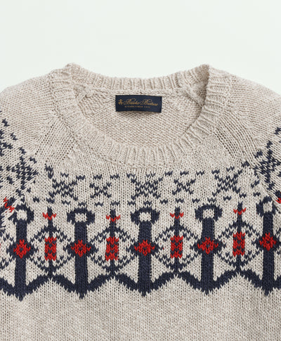 Anchor Sweater Cotton-Linen Blend