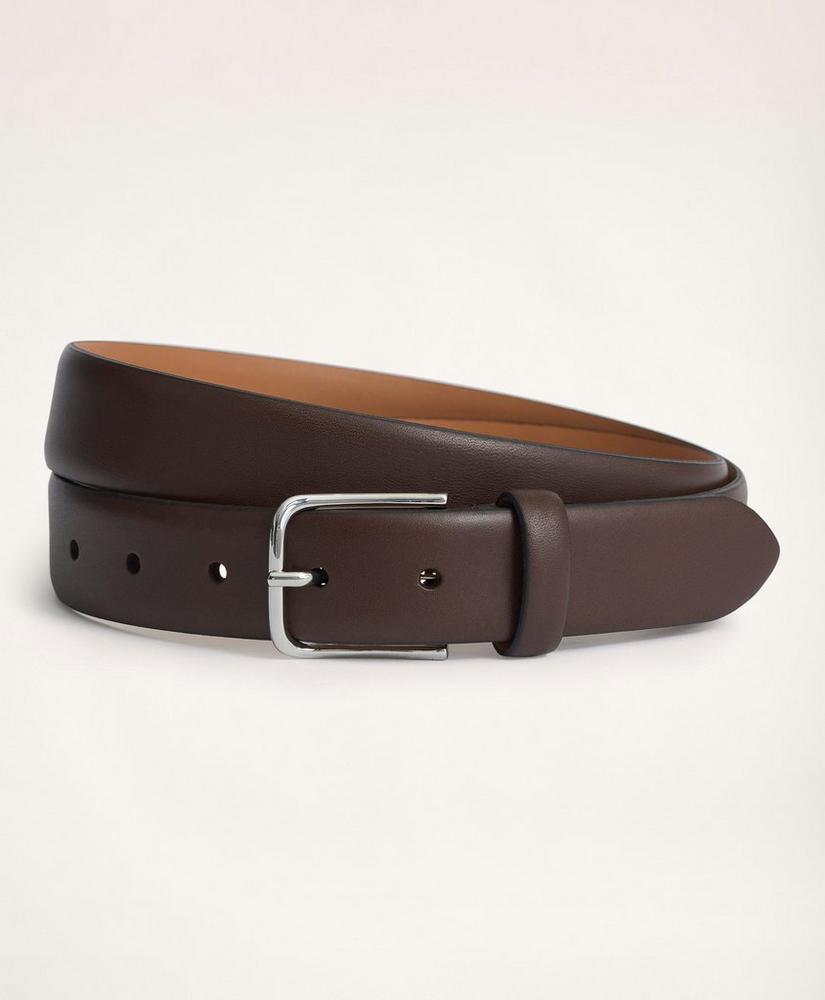 Leather Feather Edge Belt - Brooks Brothers Canada