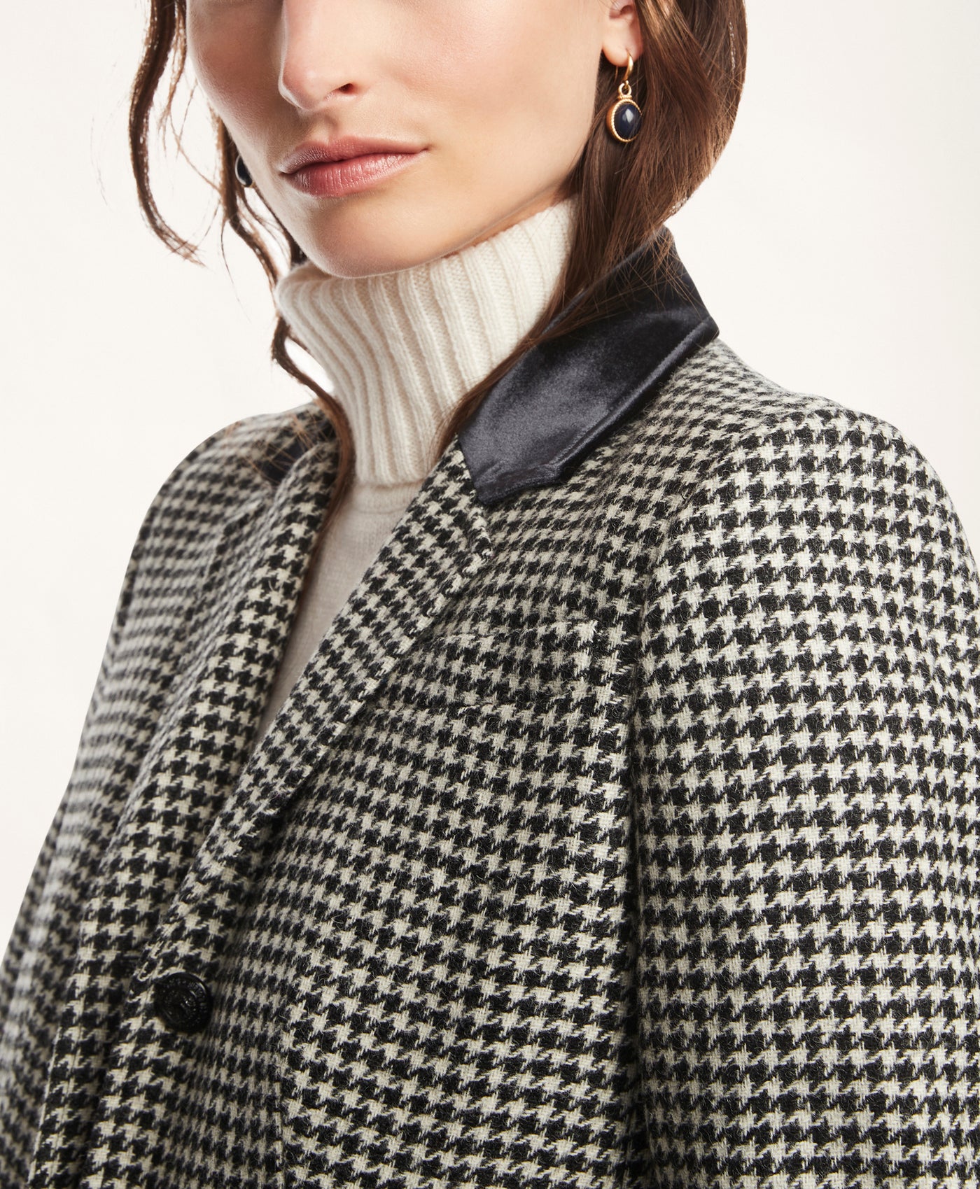 Wool Houndstooth Riding Jacket - Brooks Brothers Canada