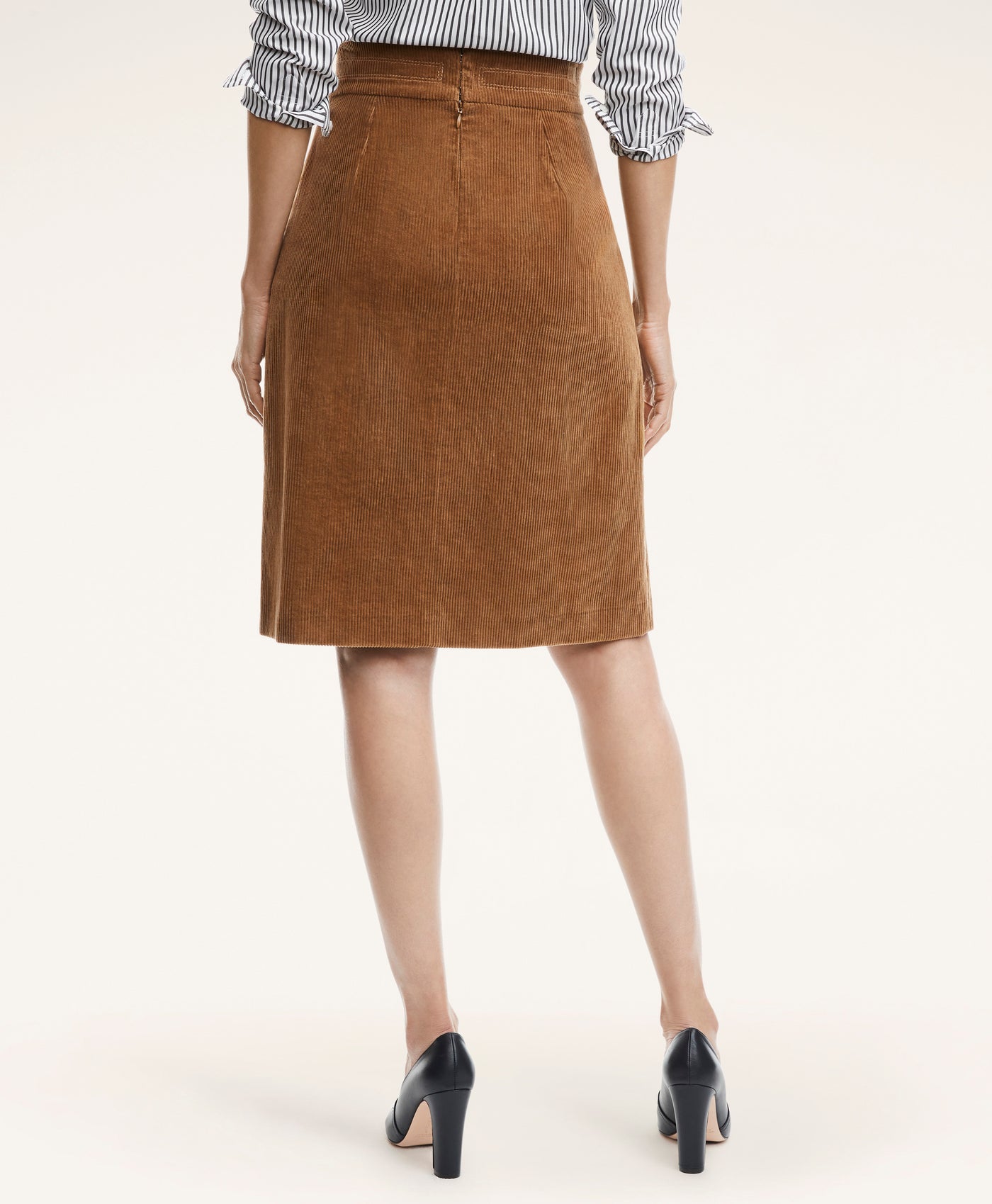 Cotton Corduroy A-Line Skirt - Brooks Brothers Canada