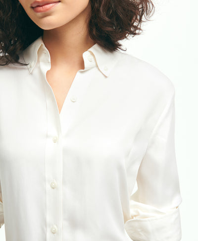 Soft Icons Button-Down Blouse - Brooks Brothers Canada
