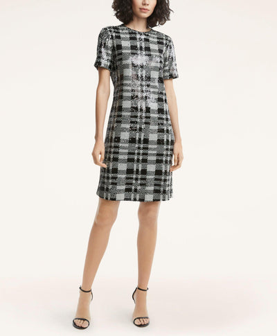 Plaid Sequin Dress - Brooks Brothers Canada