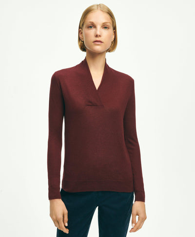 Silk-Cashmere Shawl-Collar Sweater - Brooks Brothers Canada