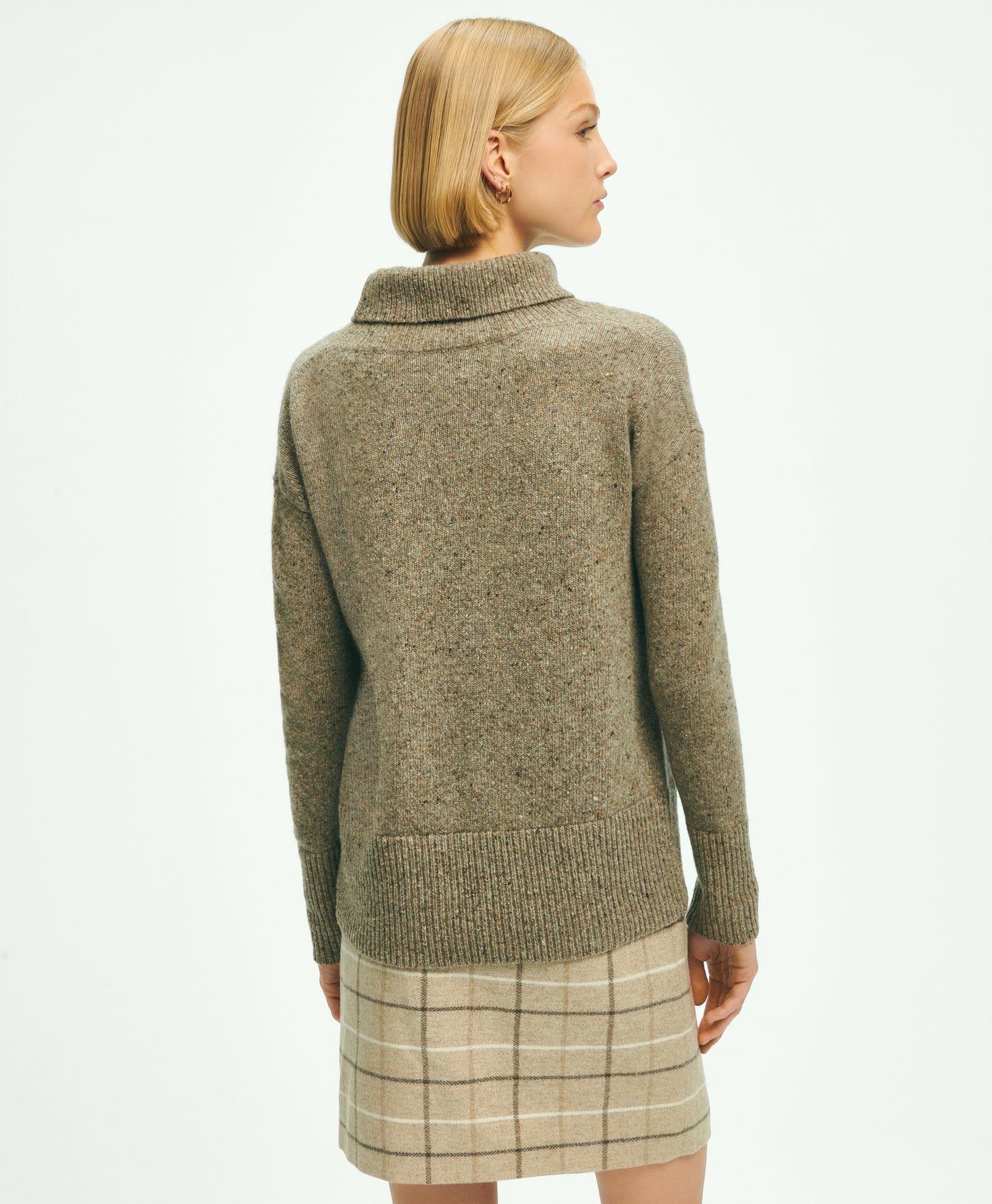 Relaxed Merino Wool Donegal Sweater - Brooks Brothers Canada