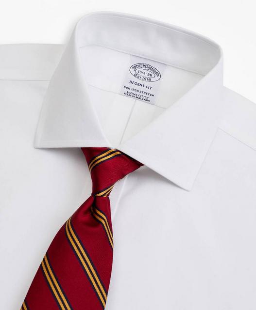 Regent Regular-Fit Dress Shirt, Non-Iron Pinpoint English Collar No Pocket