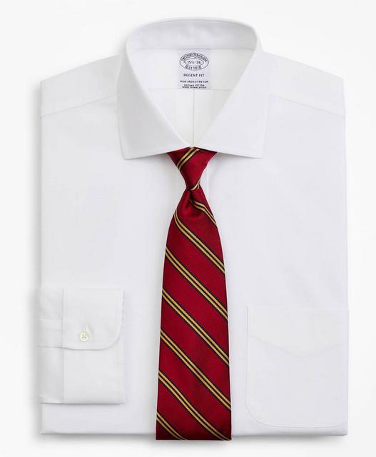 Regent Regular-Fit Dress Shirt, Non-Iron Pinpoint English Collar No Pocket