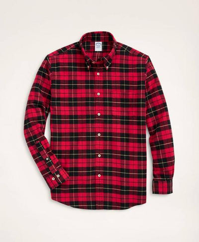 Regent Regular-Fit Portuguese Flannel Shirt Patterns - Brooks Brothers Canada