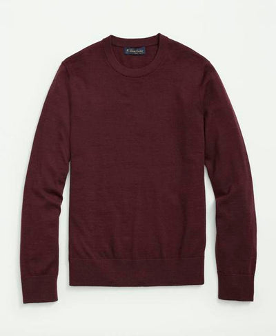Fine Merino Wool Crewneck Sweater - Brooks Brothers Canada