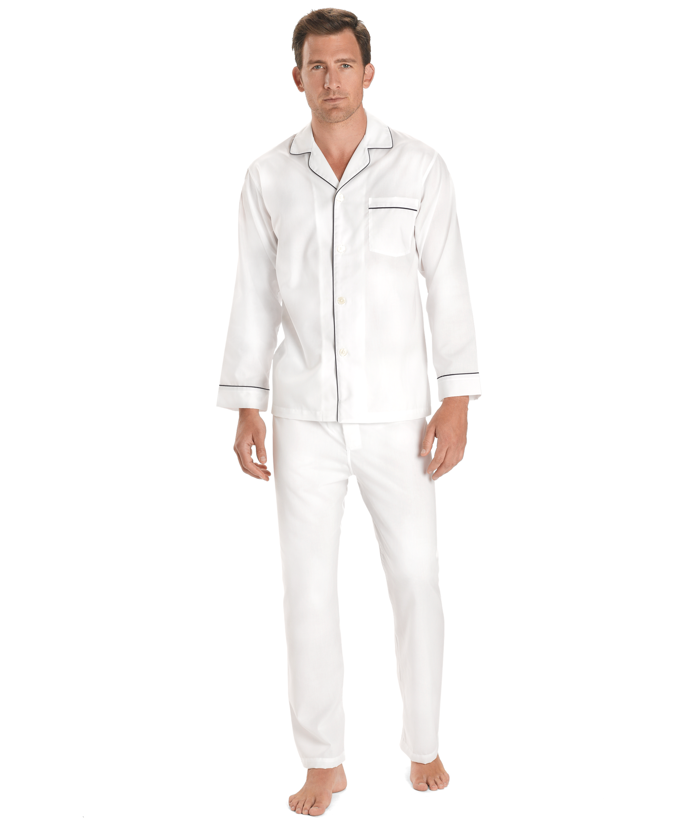 Wrinkle Resistant Broadcloth Pajamas - Brooks Brothers Canada