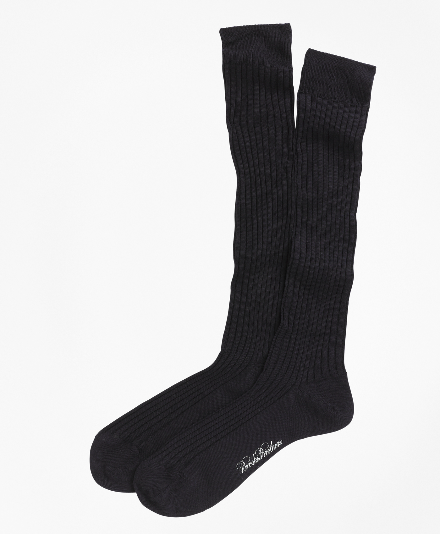 Merino Wool Ribbed Over-the-Calf Socks - Brooks Brothers Canada