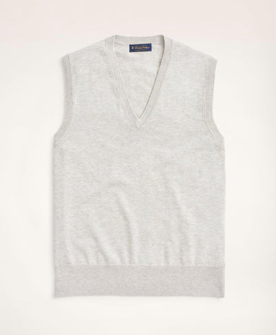 Supima Cotton Sweater Vest - Brooks Brothers Canada