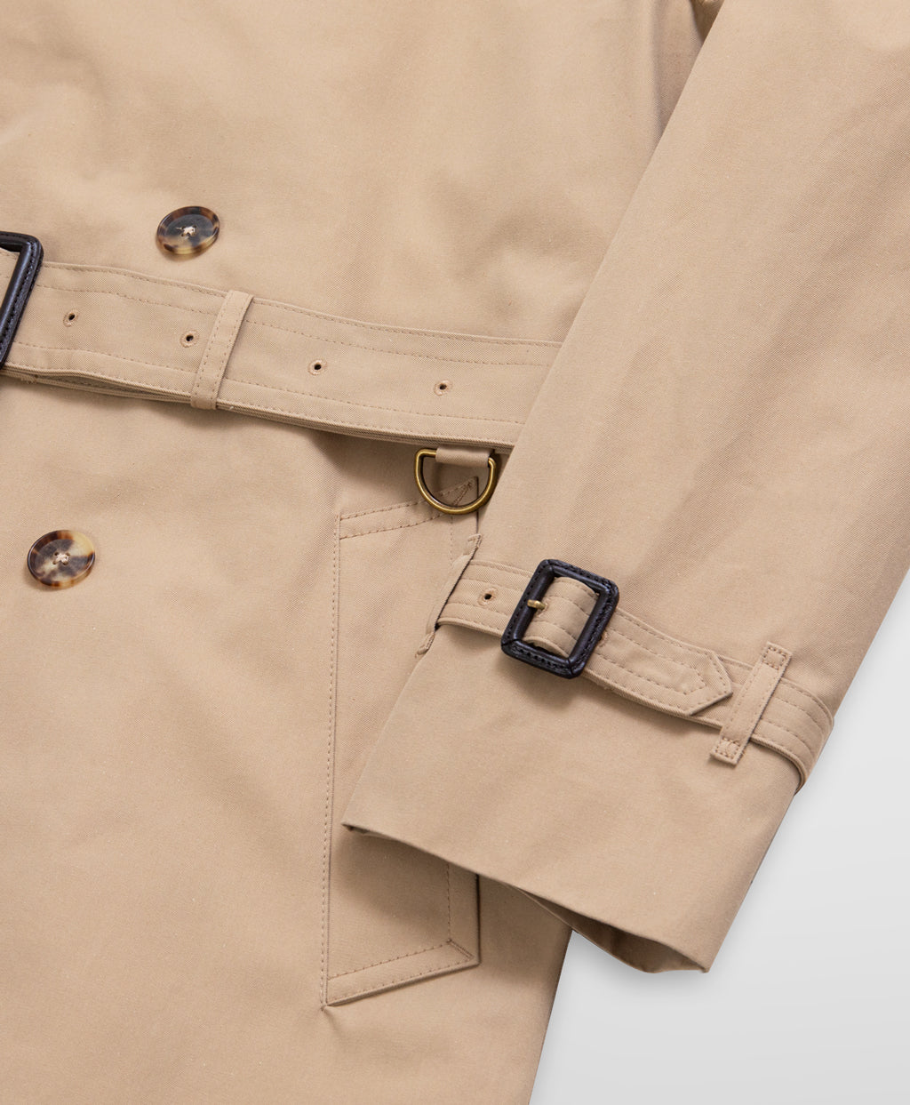 Double-Breasted Khaki Trench - Brooks Brothers Canada