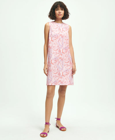 Cotton Equestrian Shift Dress - Brooks Brothers Canada