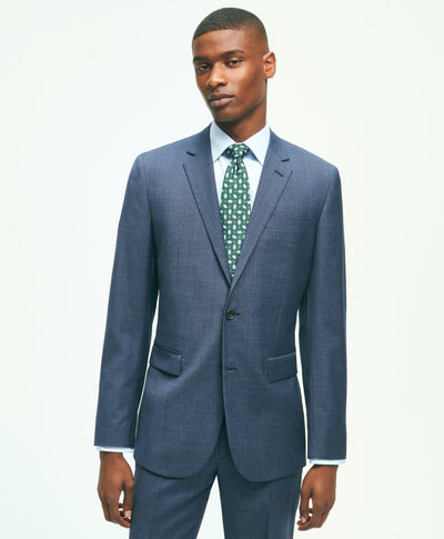 Milano Slim-Fit Check 1818 Suit - Brooks Brothers Canada