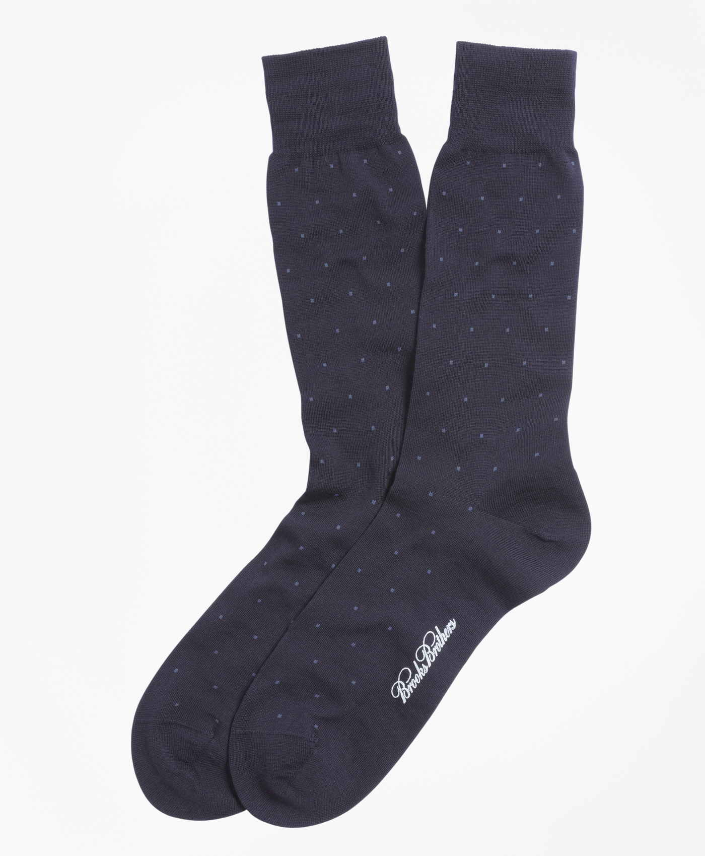 Merino Wool Big Dot Crew Socks - Brooks Brothers Canada