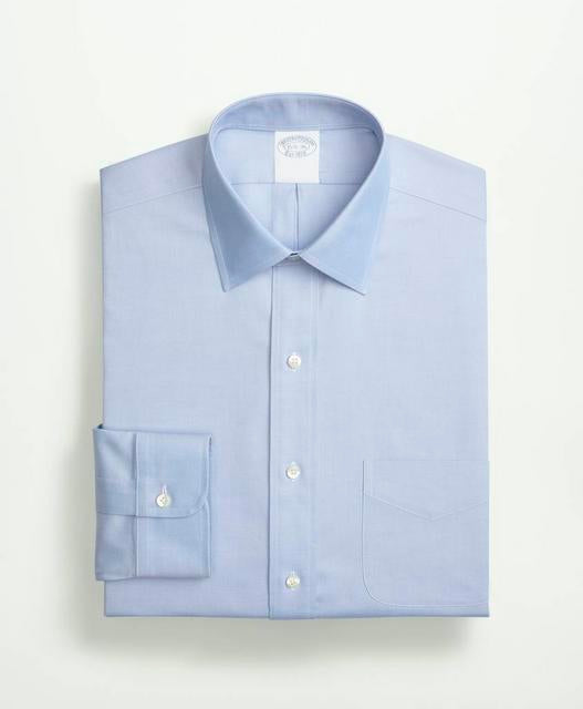Regent Regular-Fit Stretch Supima Cotton Non-Iron Pinpoint Oxford Ainsley Collar Dress Shirt - Brooks Brothers Canada