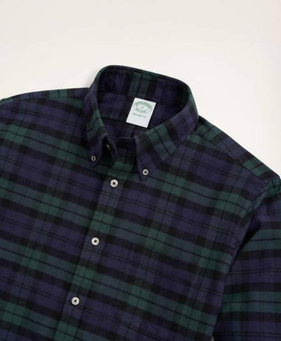 Milano Slim-Fit Portuguese Flannel Shirt - Brooks Brothers Canada