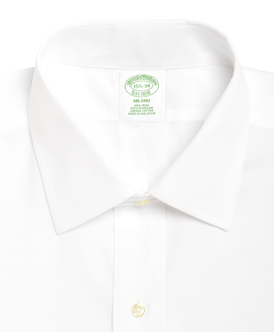 Milano Slim-Fit Dress Shirt, Non-Iron Spread Collar - Brooks Brothers Canada