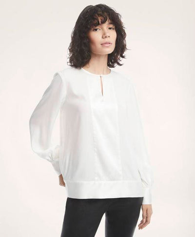 Stretch Silk Blouse - Brooks Brothers Canada