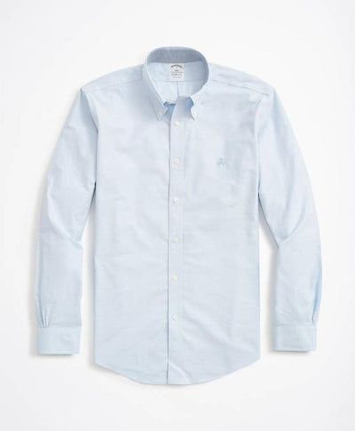 Milano Slim-Fit Stretch Non-Iron Oxford Button-Down Collar Sport Shirt - Brooks Brothers Canada