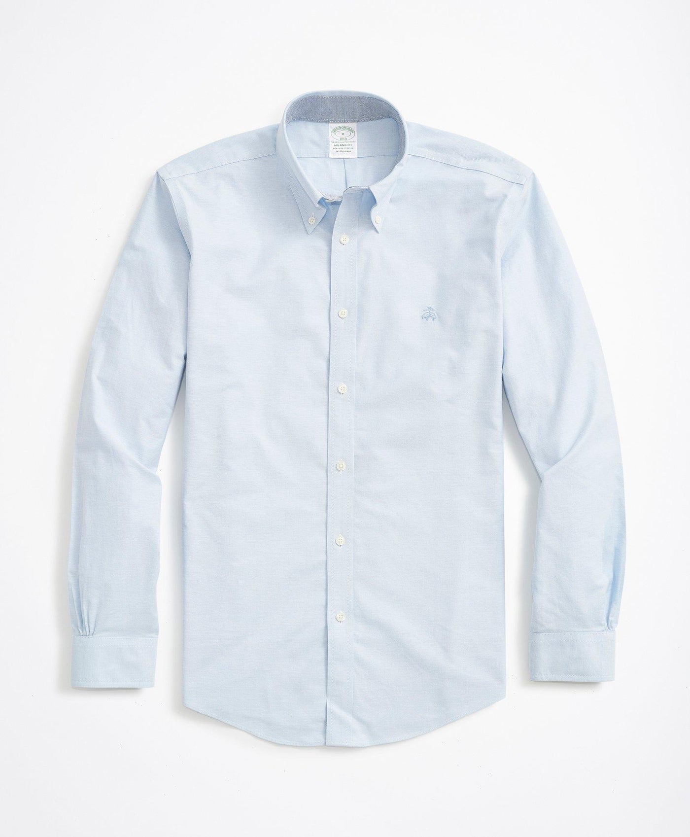 Stretch Milano Slim-Fit Sport Shirt, Non-Iron Oxford - Brooks Brothers Canada