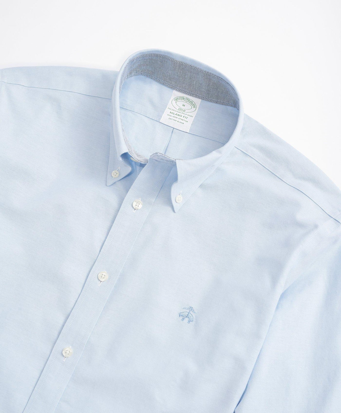 Stretch Milano Slim-Fit Sport Shirt, Non-Iron Oxford - Brooks Brothers Canada