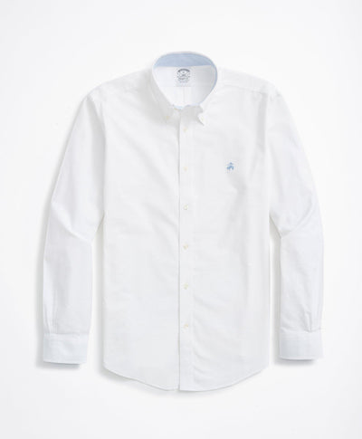 Milano Slim-Fit Stretch Non-Iron Oxford Button-Down Collar Sport Shirt - Brooks Brothers Canada