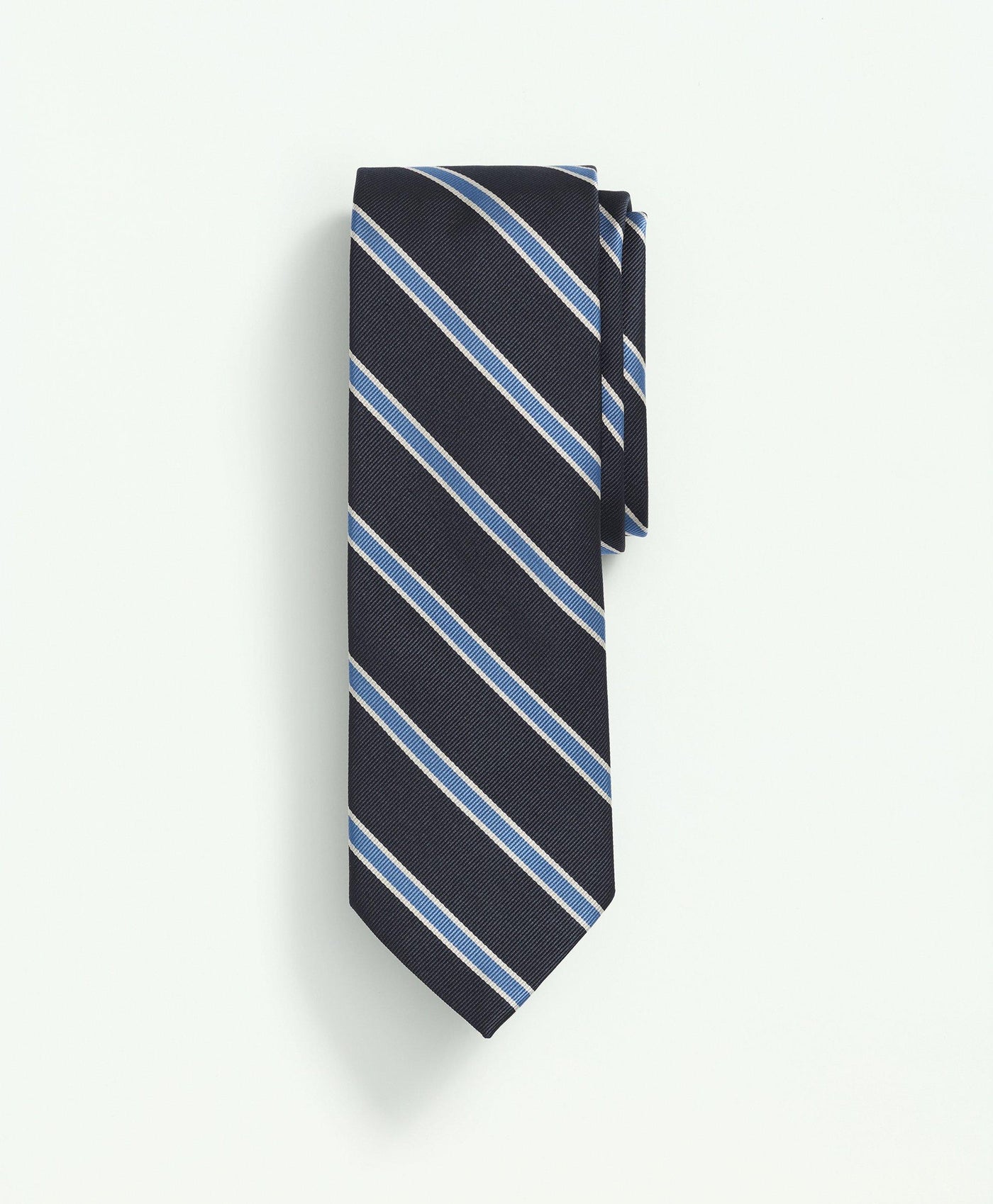Silk Mini BB#2 Rep Stripe Tie - Brooks Brothers Canada