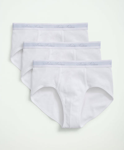 Supima Cotton Briefs-3 Pack - Brooks Brothers Canada