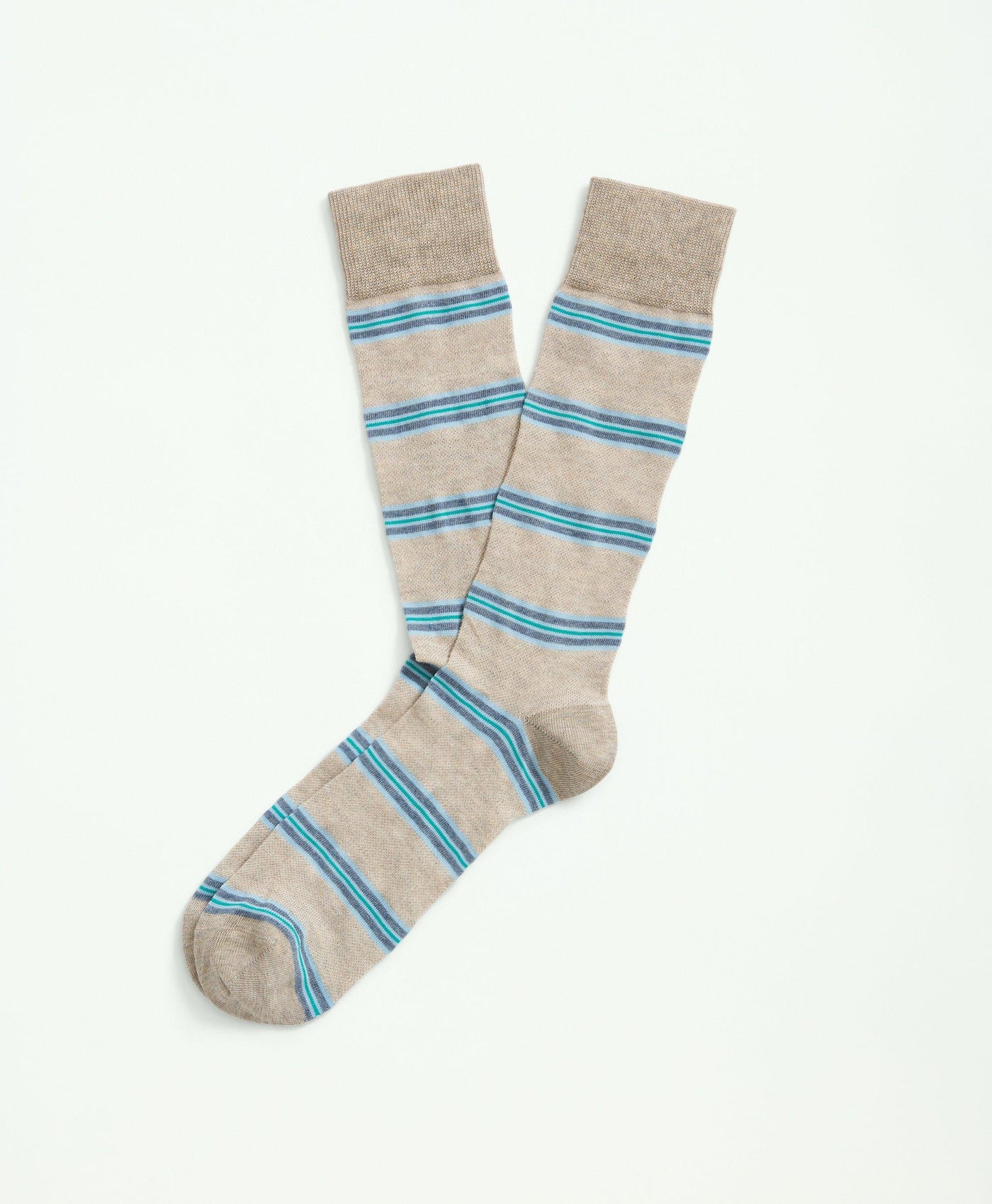 Oxford Tie Stripe Crew Socks - Brooks Brothers Canada