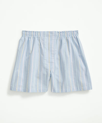 Cotton Oxford Archive Stripe Boxers - Brooks Brothers Canada